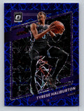 2021-22 Donruss Optic #38 Tyrese Haliburton Blue Velocity