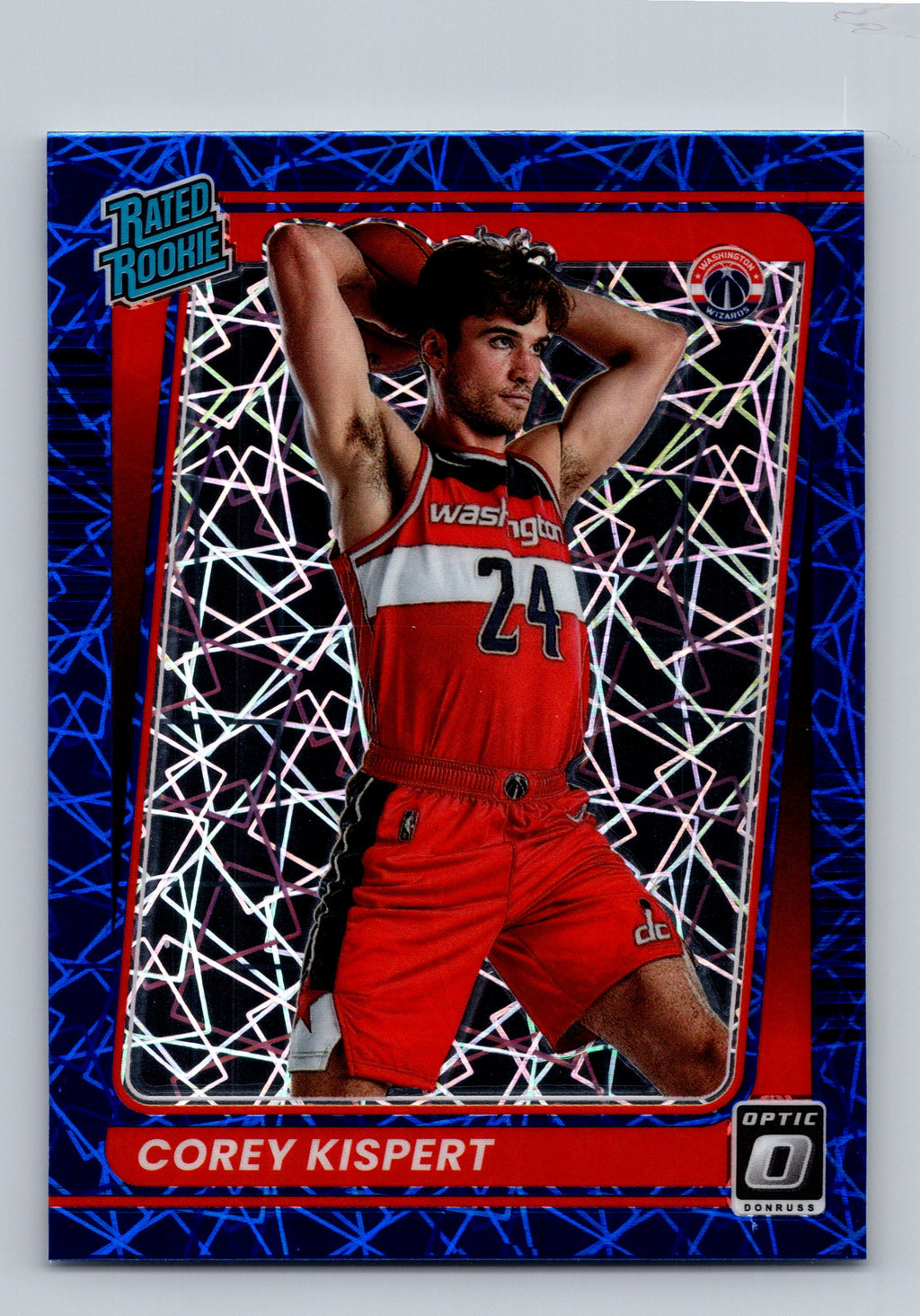 2021-22 Donruss Optic #183 Corey Kispert Blue Velocity
