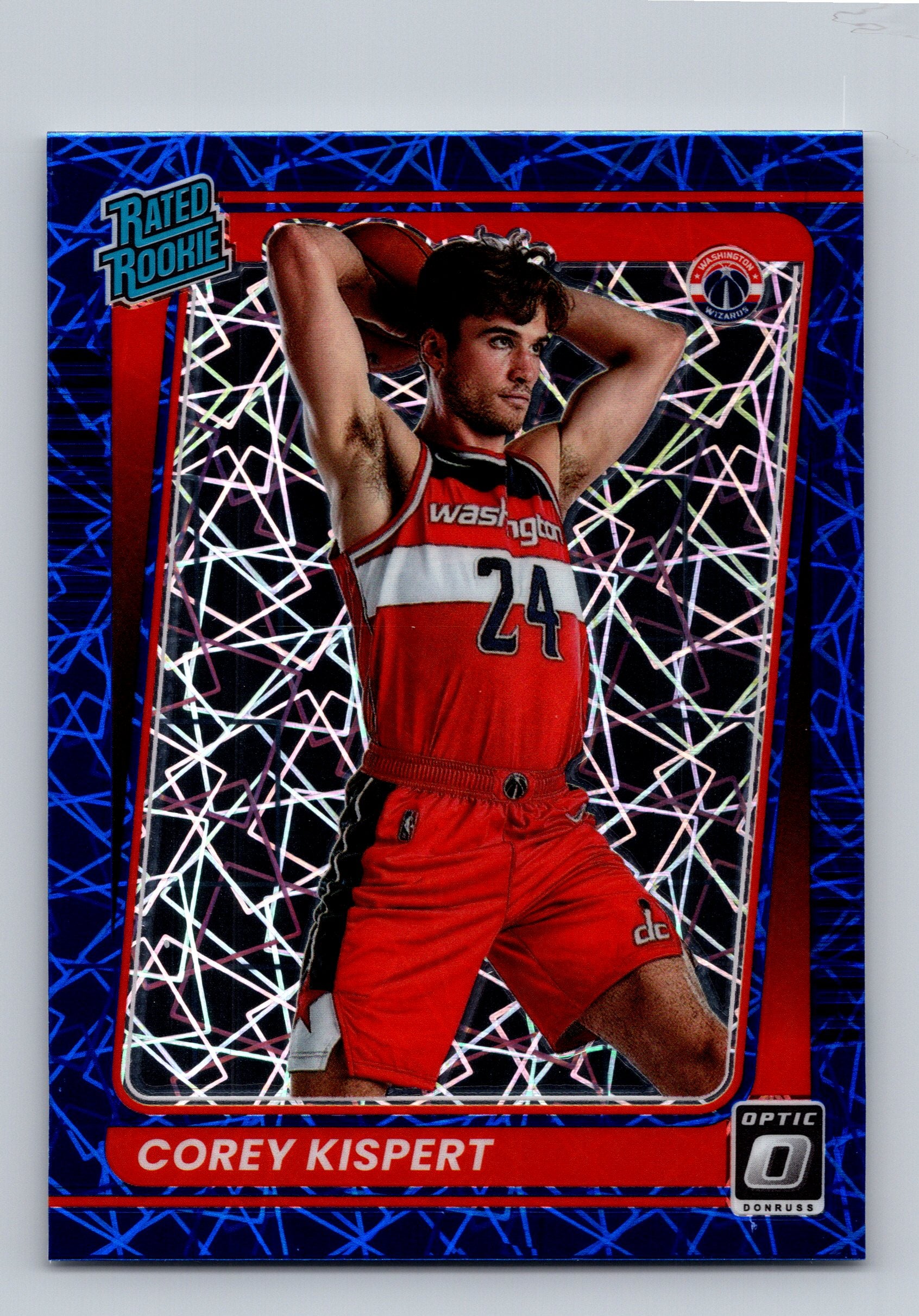 2021-22 Donruss Optic #183 Corey Kispert Blue Velocity