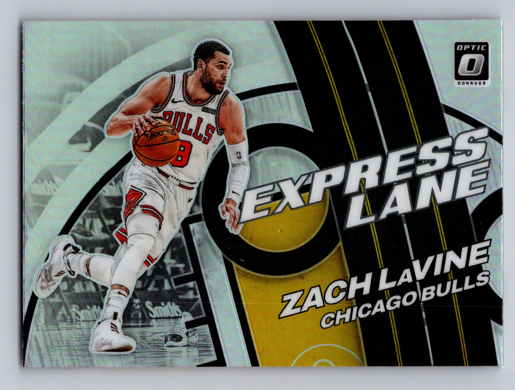 2021-22 Donruss Optic #22 Zach LaVine Express Lane Holo