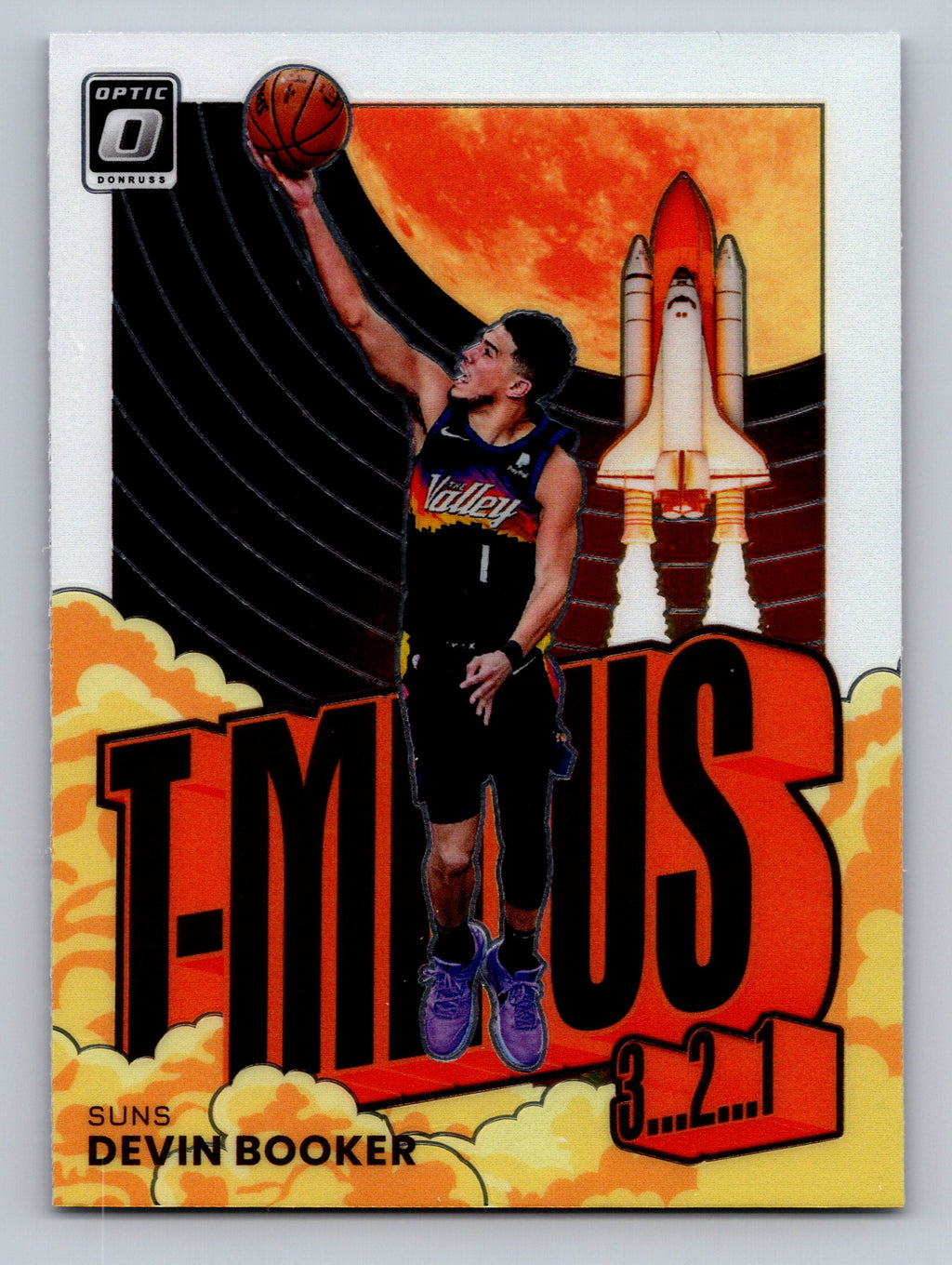 2021-22 Donruss Optic #15 Devin Booker T-Minus 3...2...1