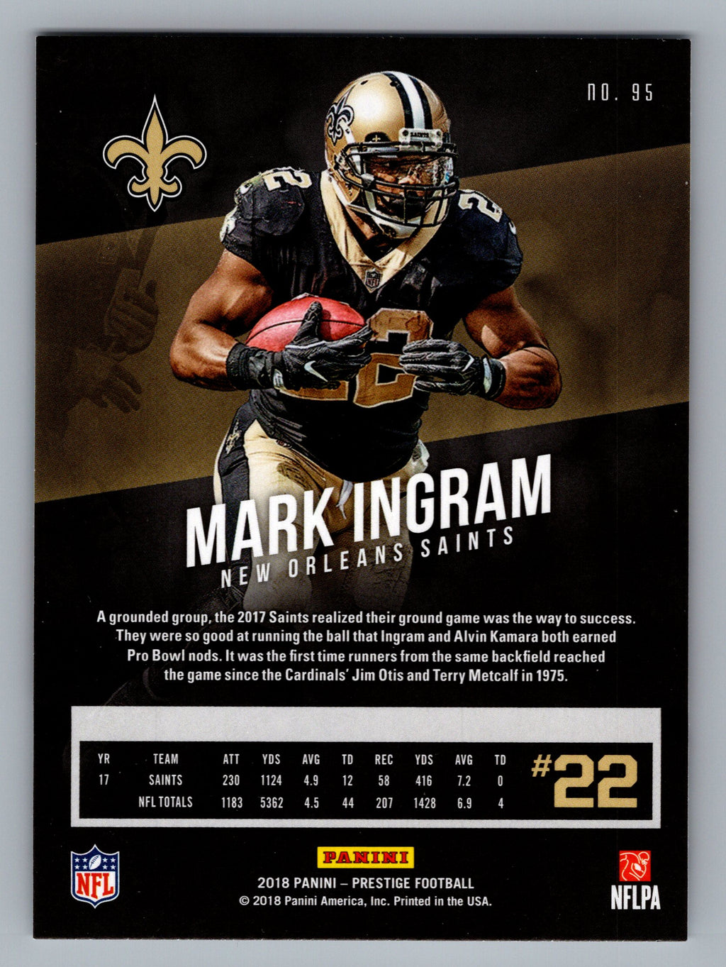 2018 Panini Prestige #95 Mark Ingram