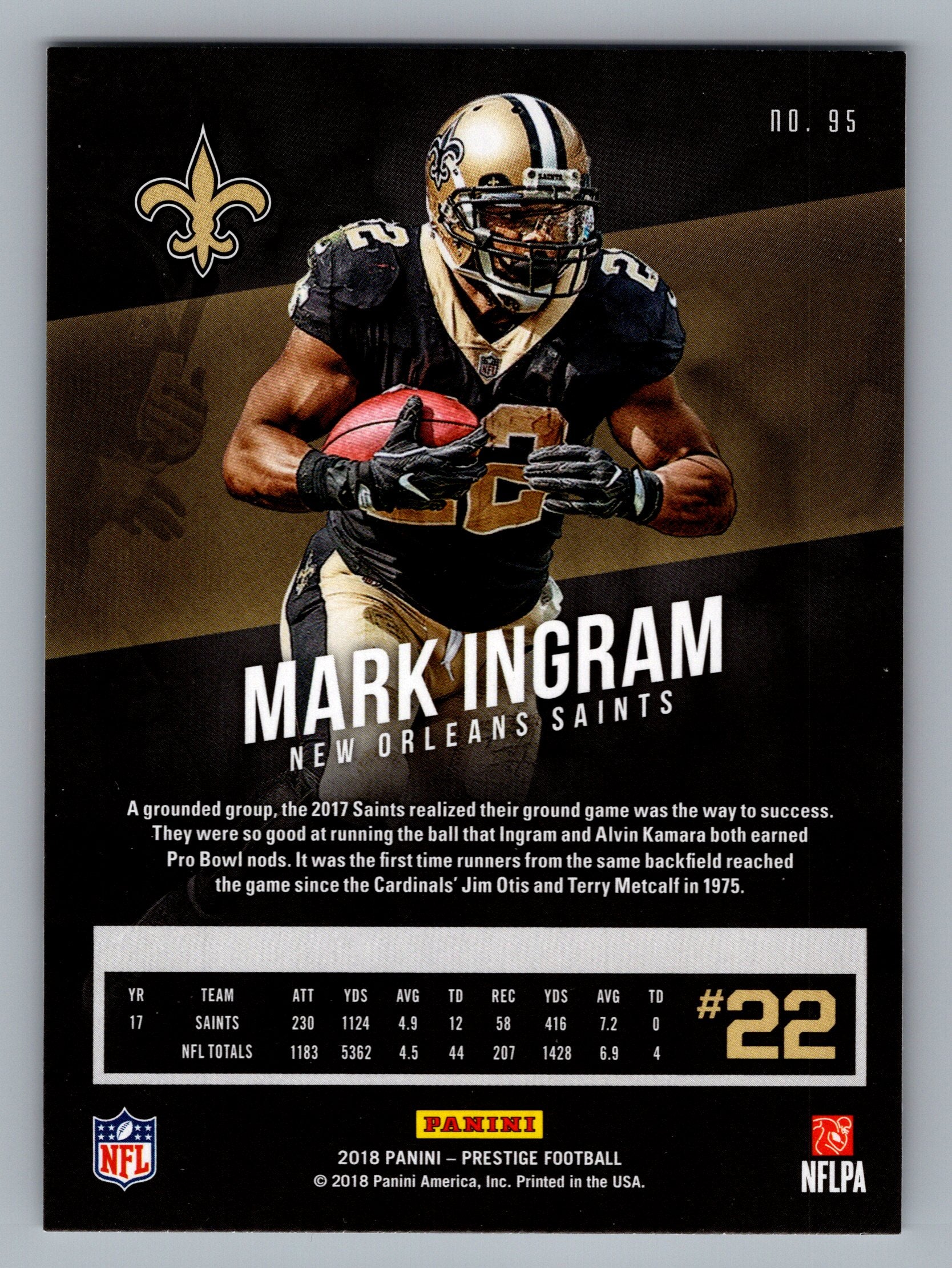 2018 Panini Prestige #95 Mark Ingram