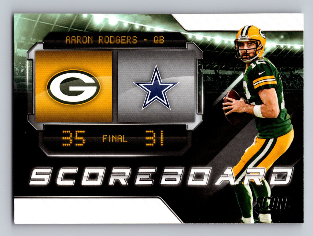 2018 Score #6 Aaron Rodgers Scoreboard