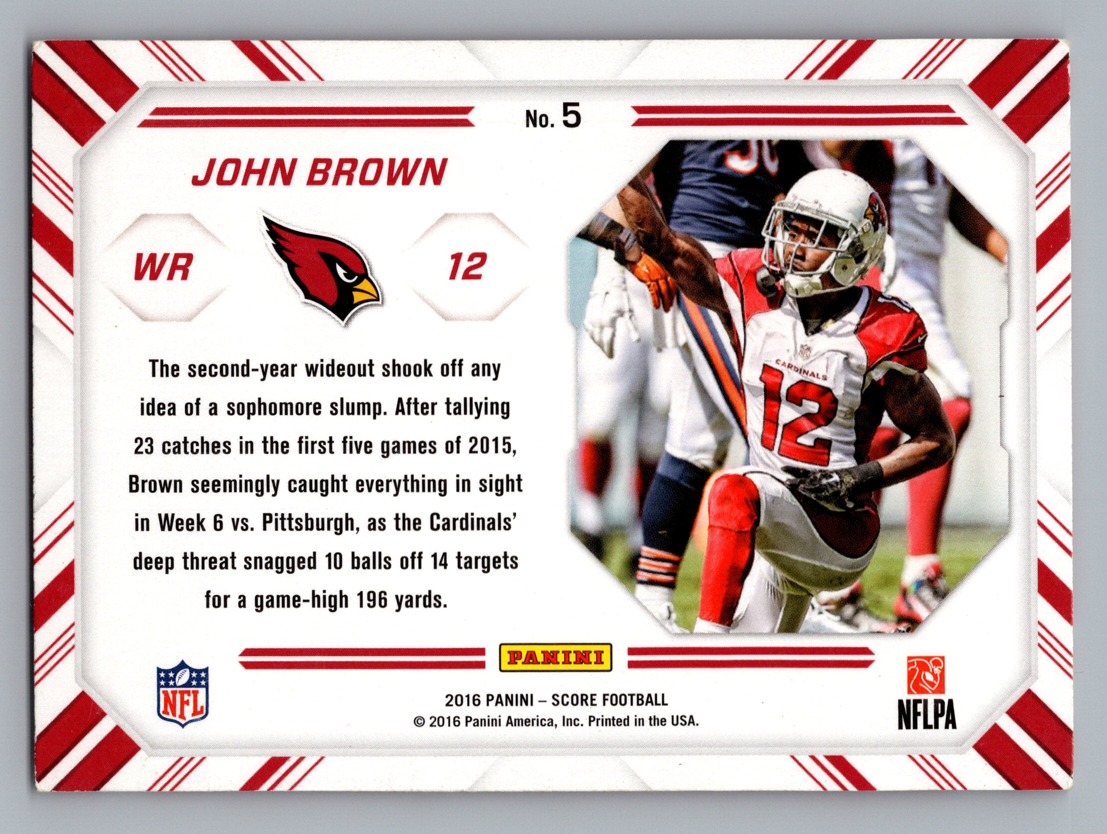 2016 Score #5 John Brown Chain Reaction Red