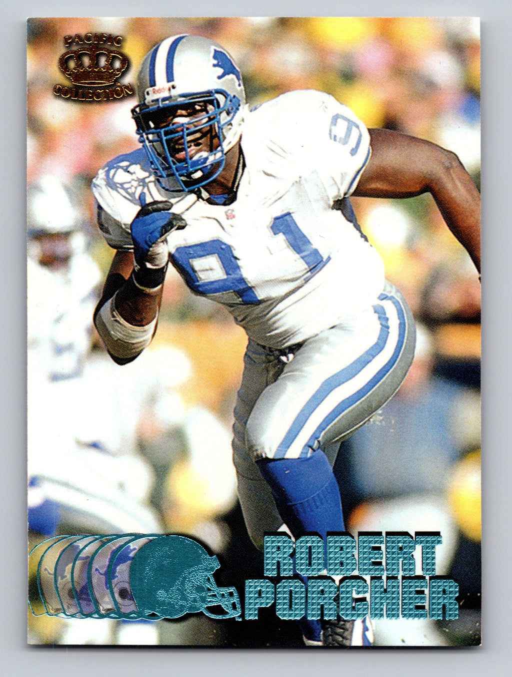 1997 Pacific Crown Collection #136 Robert Porcher Platinum Blue