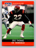 1990 Pro Set FACT Cincinnati #65 Eric Thomas