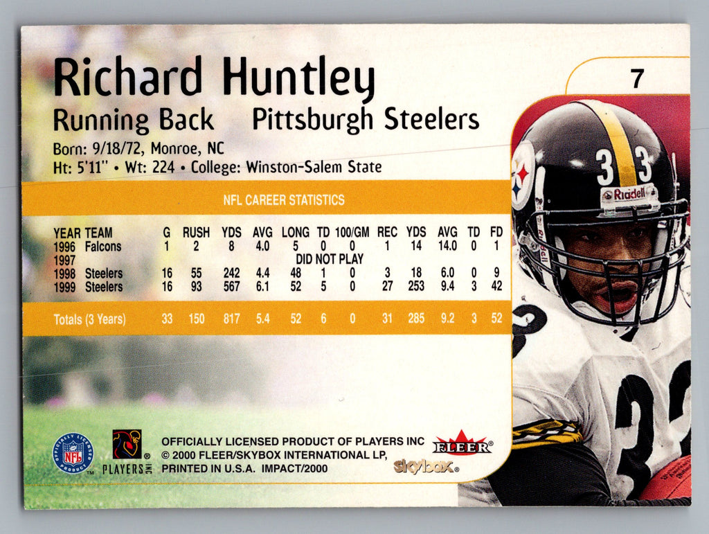 2000 Impact #7 Richard Huntley
