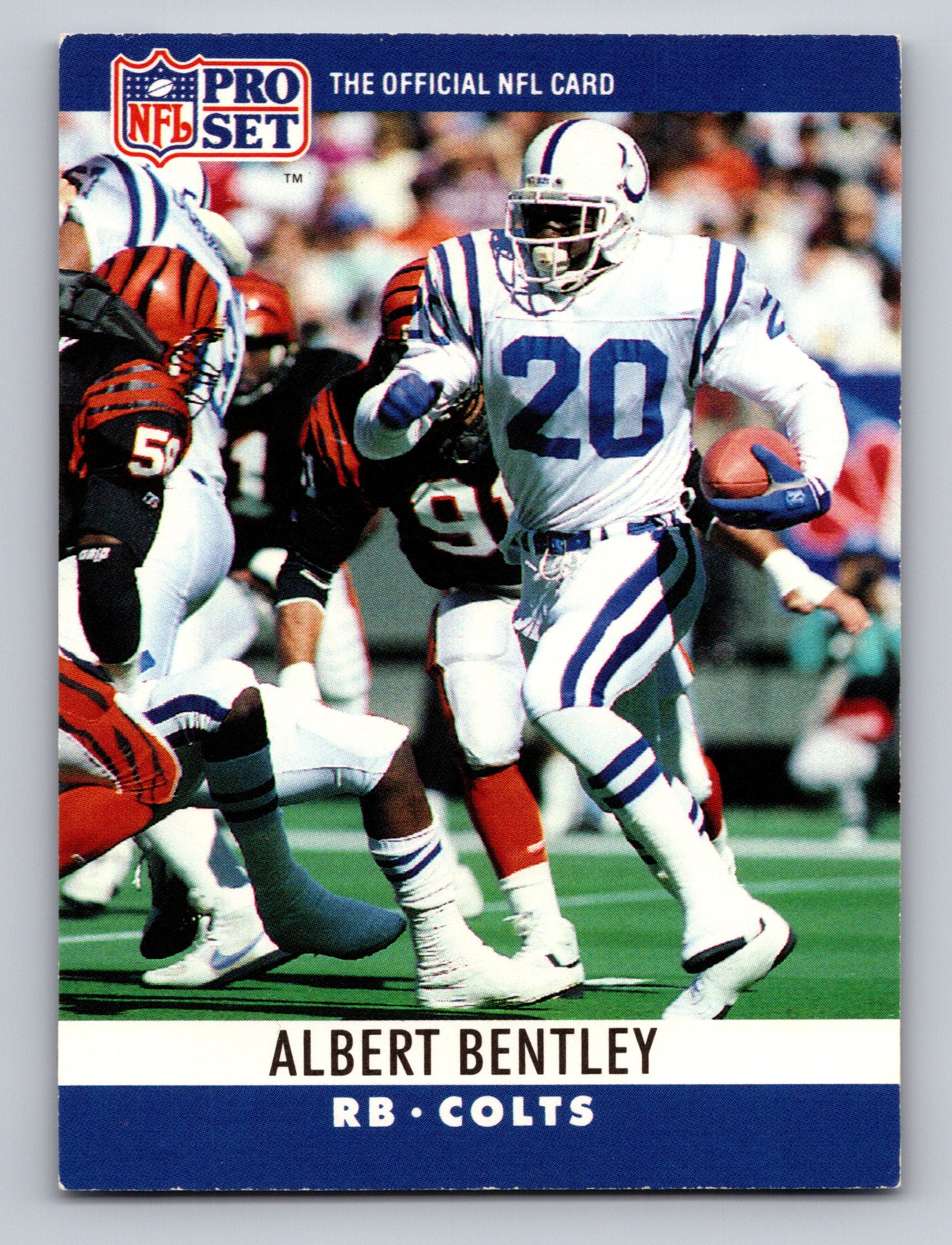 1990 Pro Set FACT Cincinnati #128 Albert Bentley