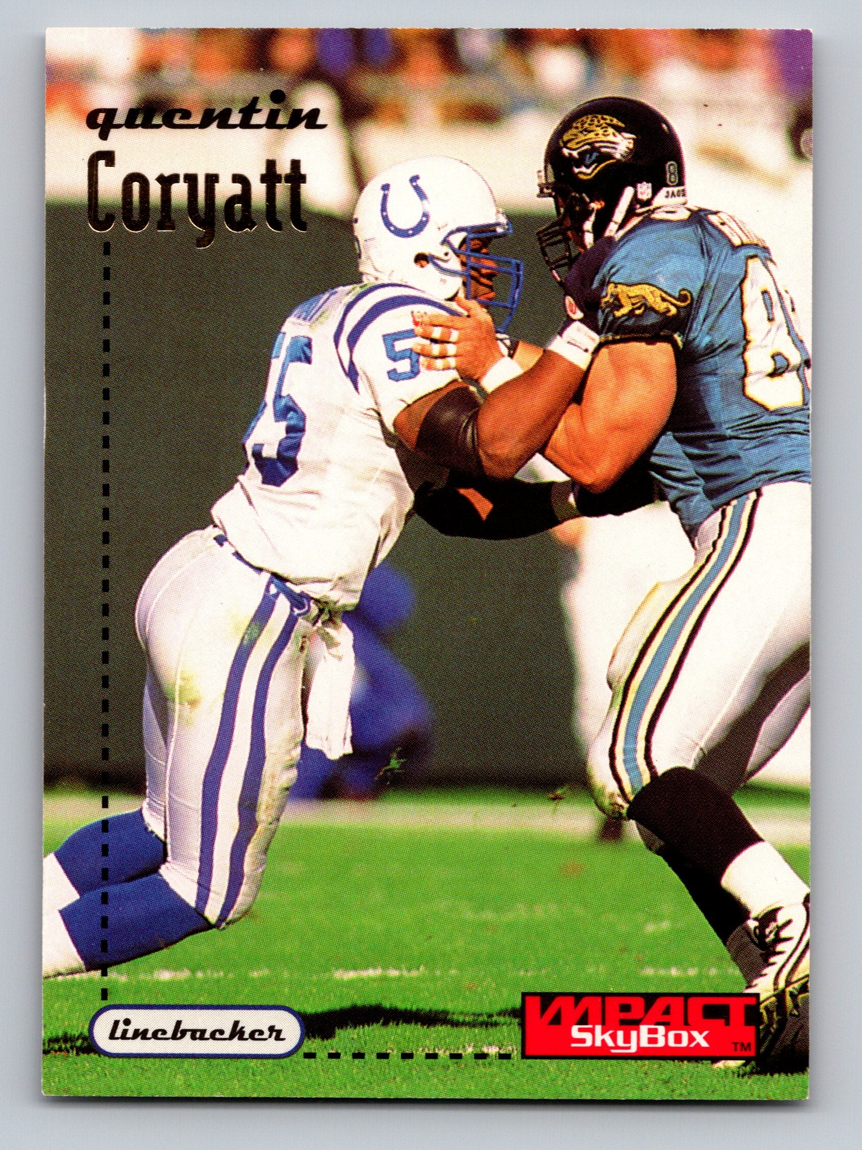 1996 SkyBox Impact #58 Quentin Coryatt