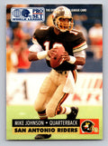 1991 Pro Set WLAF #144 Mike Johnson