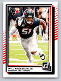 2025 Donruss #62 Will Anderson Jr.