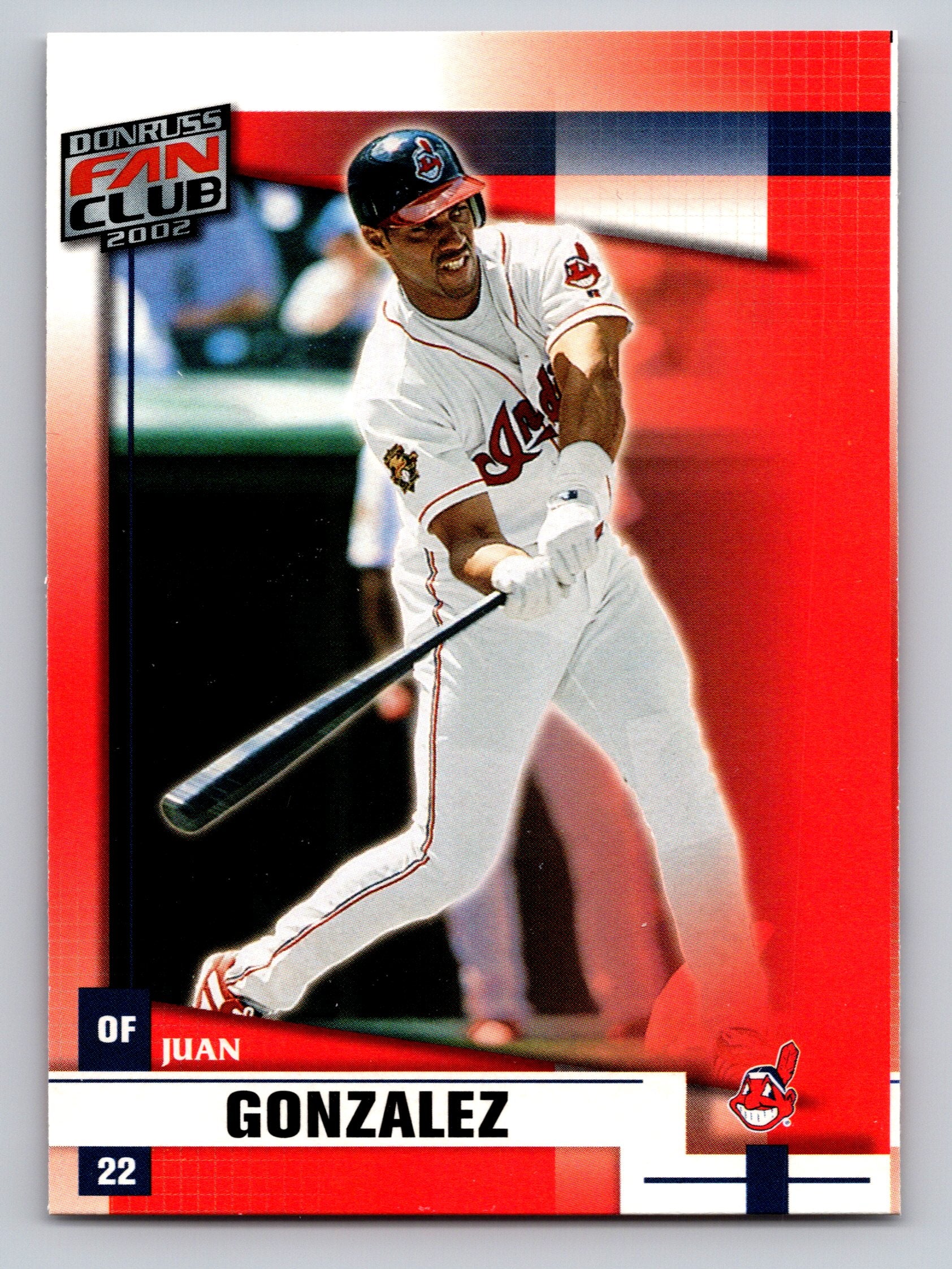2002 Donruss Fan Club #157 Juan Gonzalez