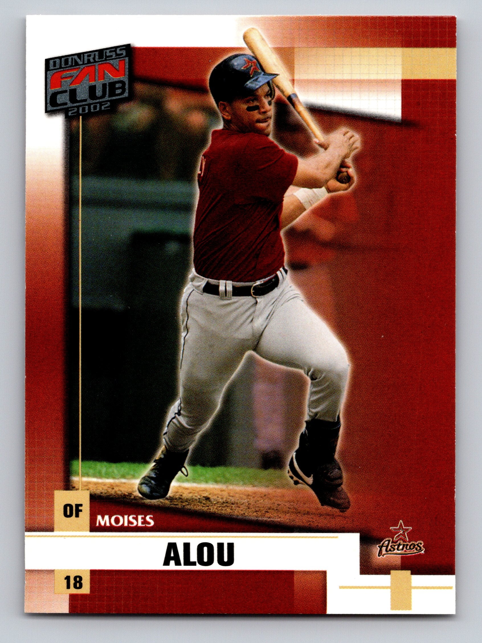 2002 Donruss Fan Club #75 Moises Alou Die Cuts