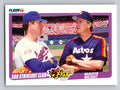 1990 Fleer #636 300 Strikeout Club (Nolan Ryan / Mike Scott)