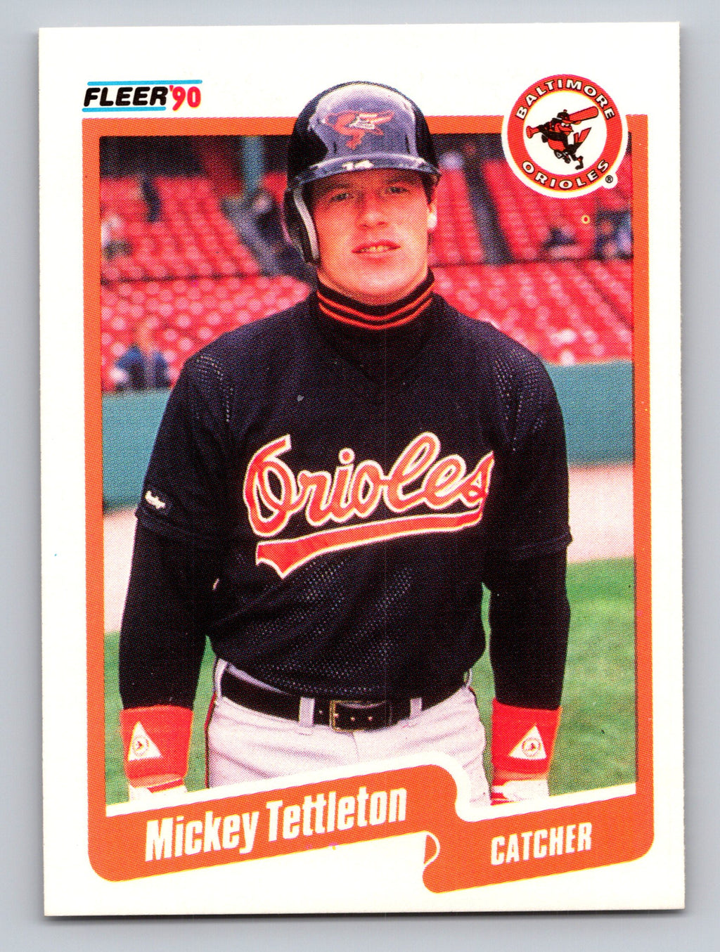 1990 Fleer #190 Mickey Tettleton