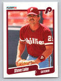 1990 Fleer #566 Steve Lake