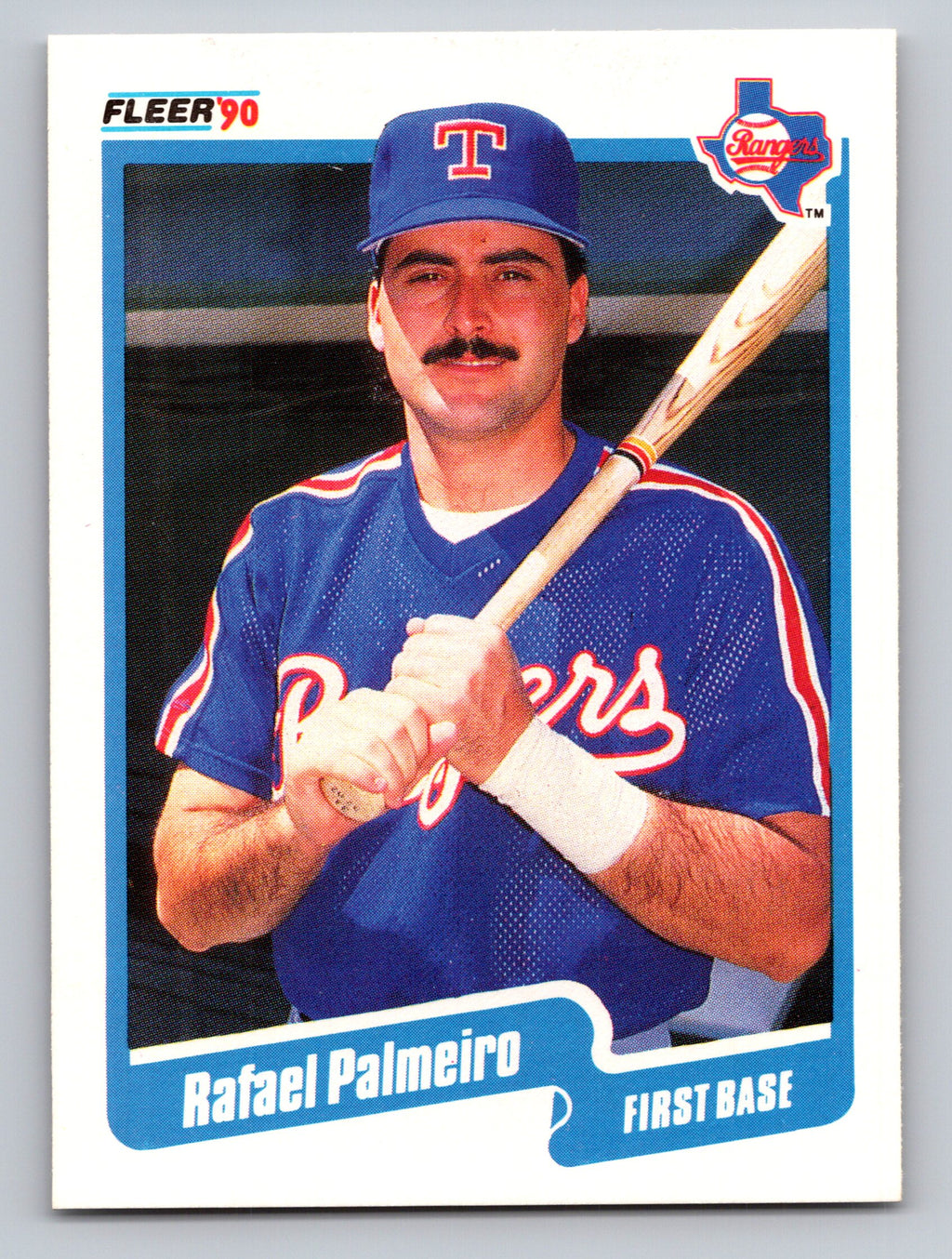 1990 Fleer #308 Rafael Palmeiro