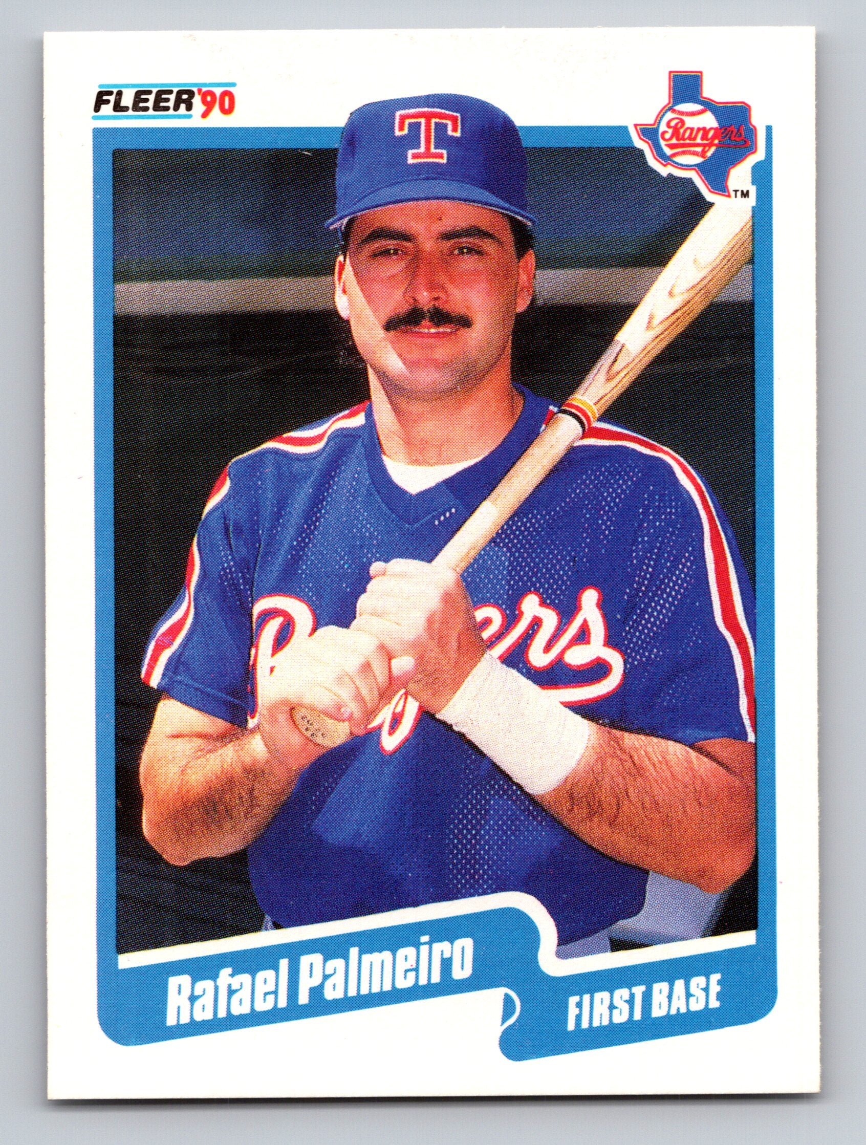 1990 Fleer #308 Rafael Palmeiro