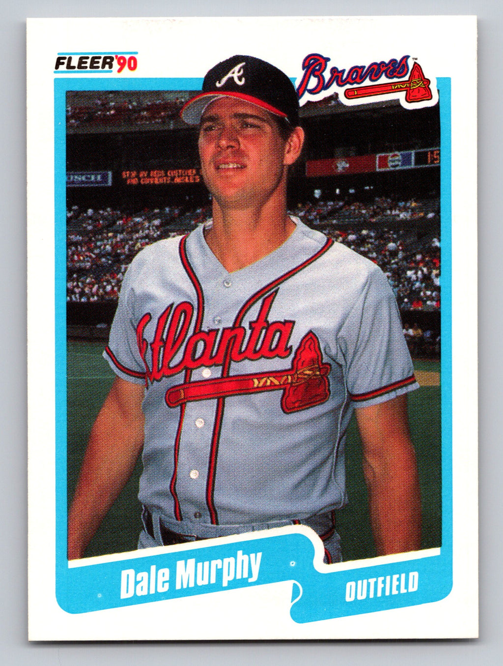 1990 Fleer #591 Dale Murphy