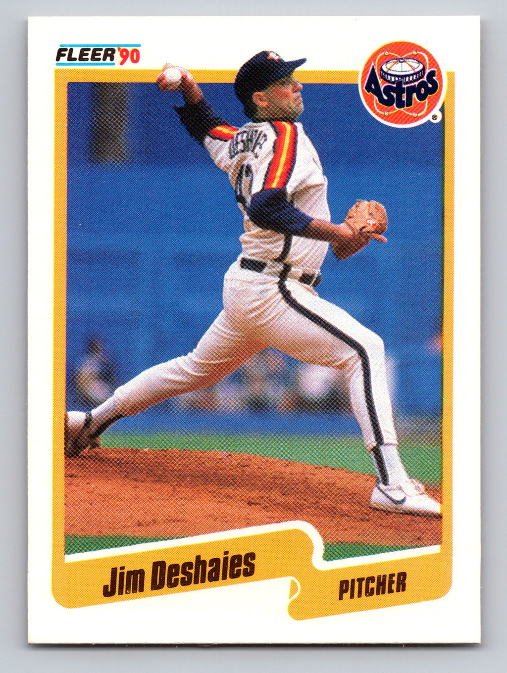 1990 Fleer #229 Jim Deshaies