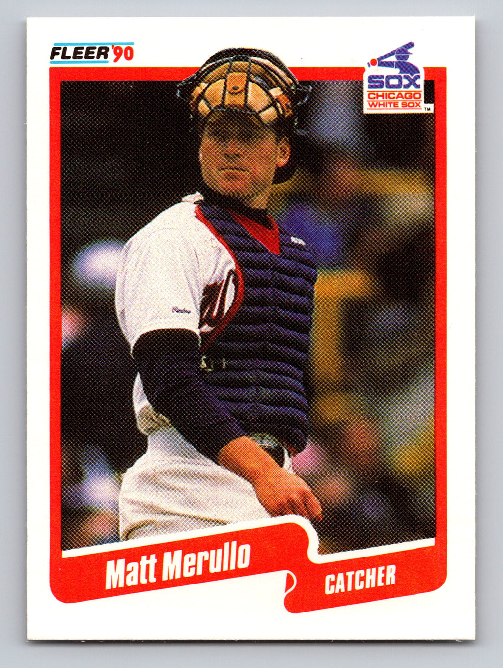 1990 Fleer #542 Matt Merullo