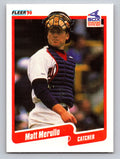 1990 Fleer #542 Matt Merullo