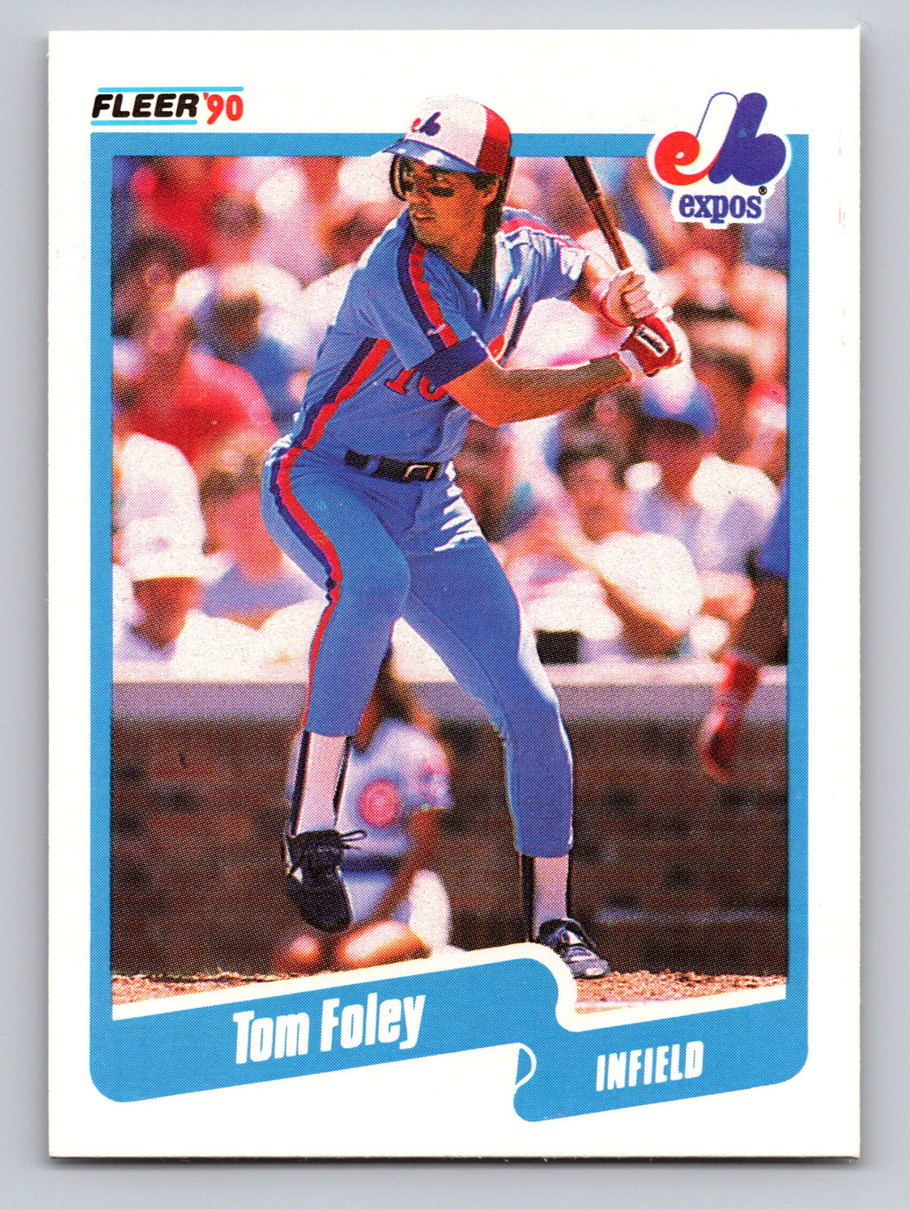 1990 Fleer #344 Tom Foley