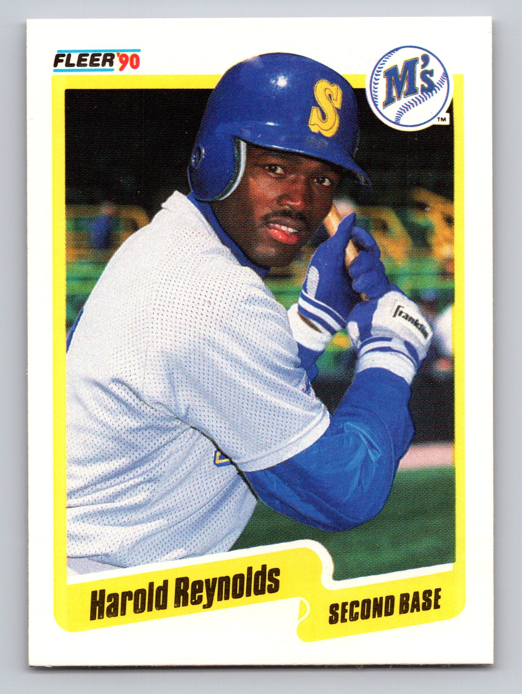 1990 Fleer #524 Harold Reynolds
