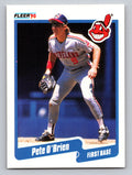 1990 Fleer #498 Pete O'Brien