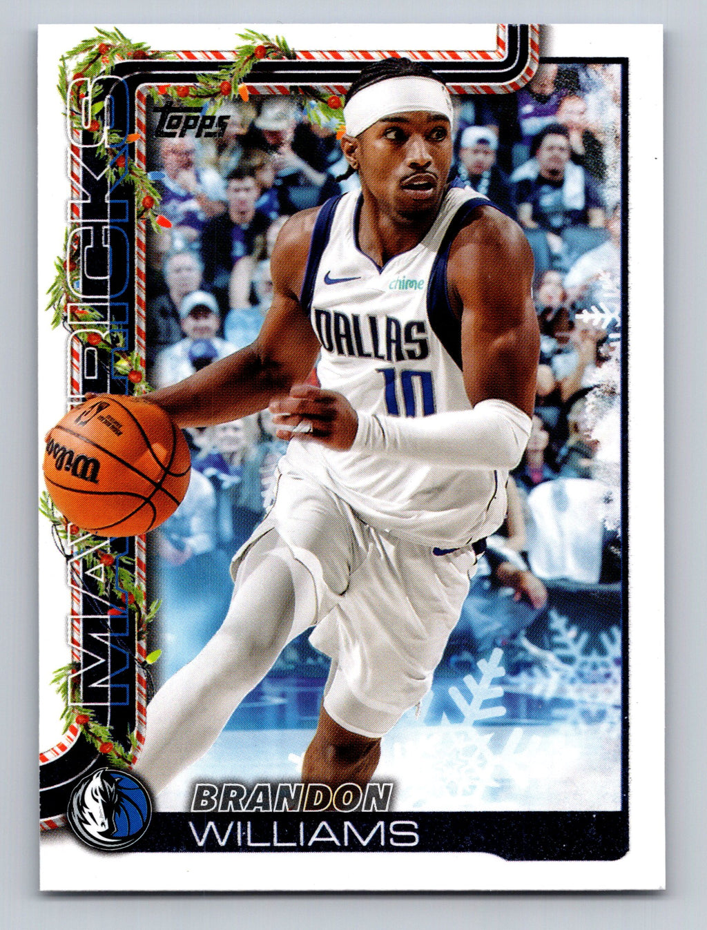 2025-26 Topps Holiday #H138 Brandon Williams