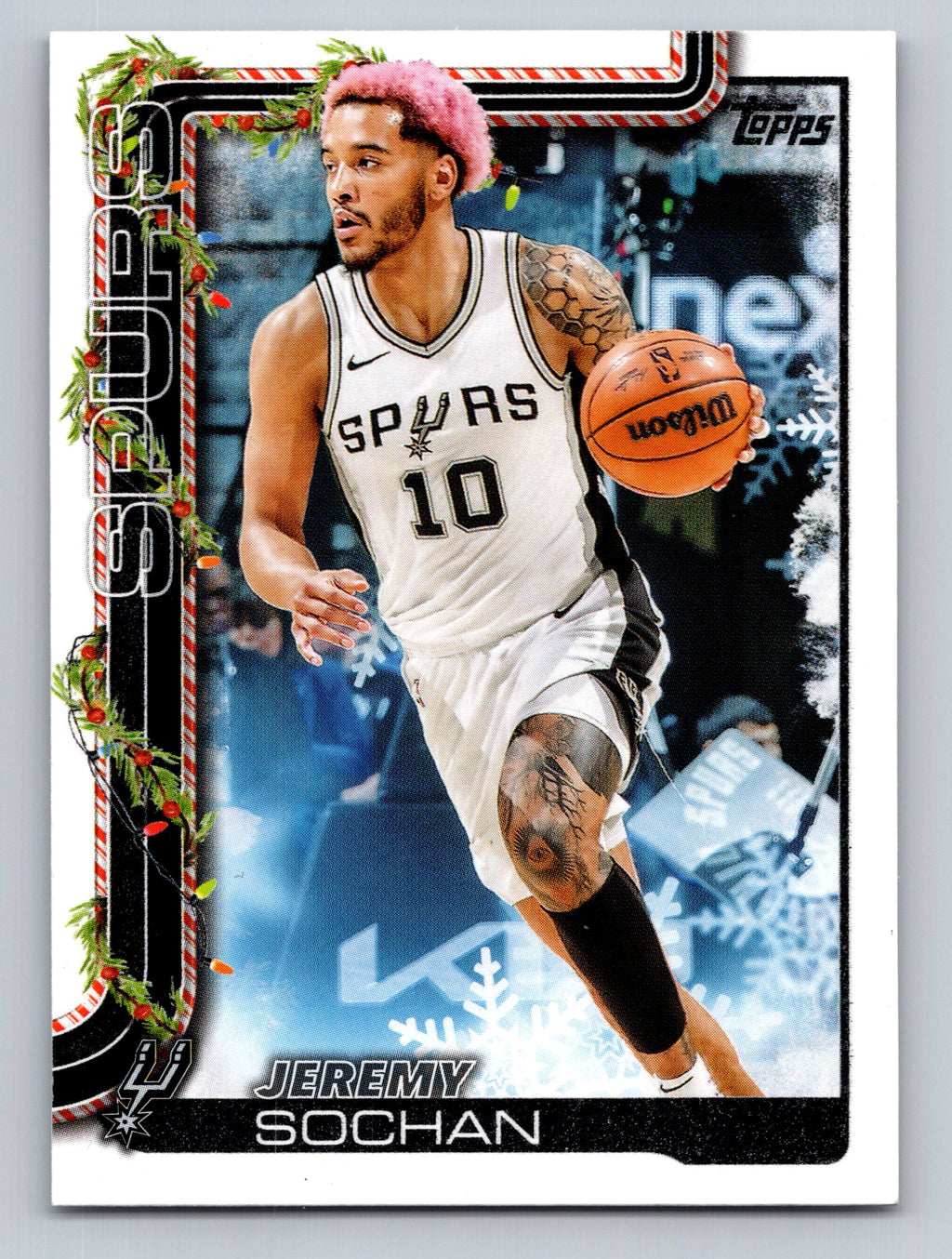 2025-26 Topps Holiday #H160 Jeremy Sochan