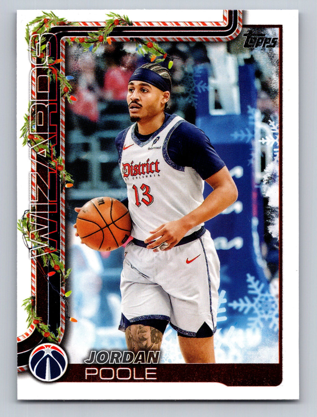 2025-26 Topps Holiday #H73 Jordan Poole