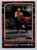 2024-25 Hoops Haunted Hoops #11 Jose Alvarado Holo Webs