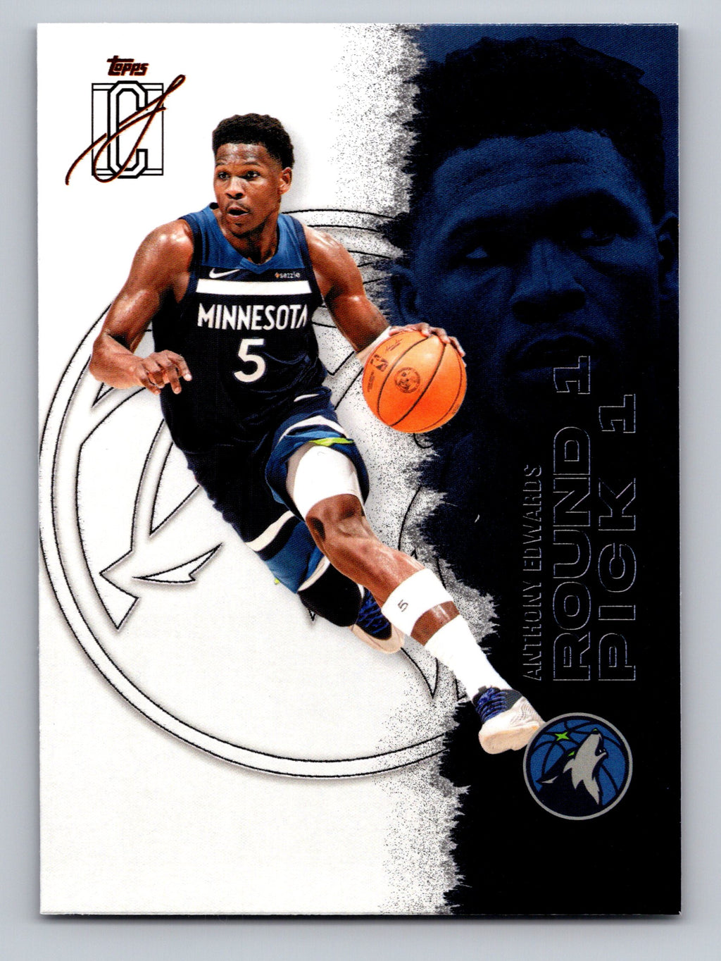 2025-26 Topps Signature Class #68 Anthony Edwards