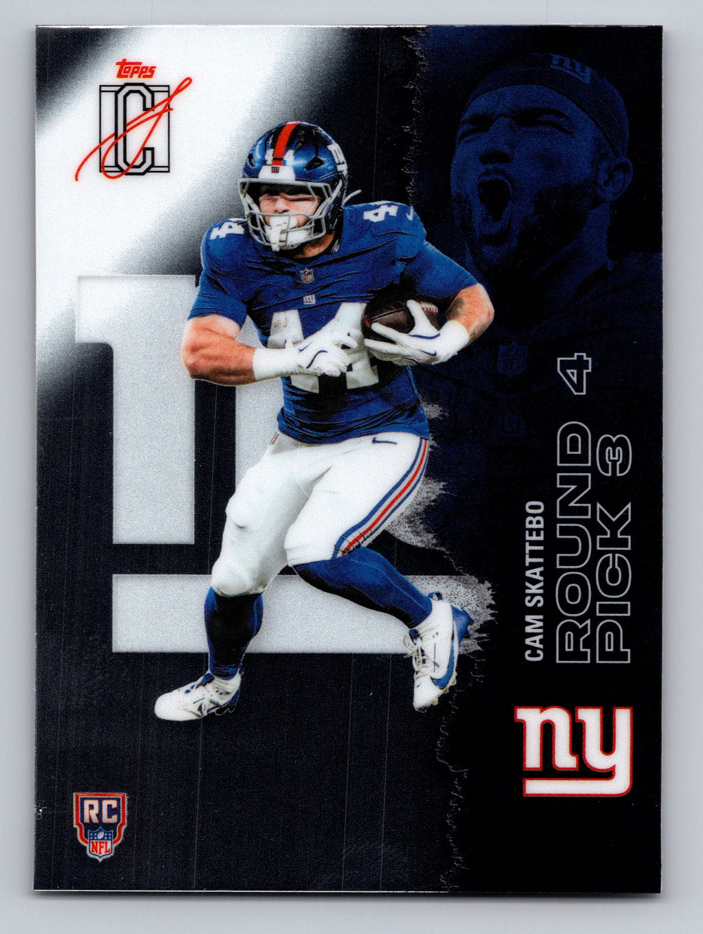 2025 Topps Signature Class #119 Cam Skattebo Chrome