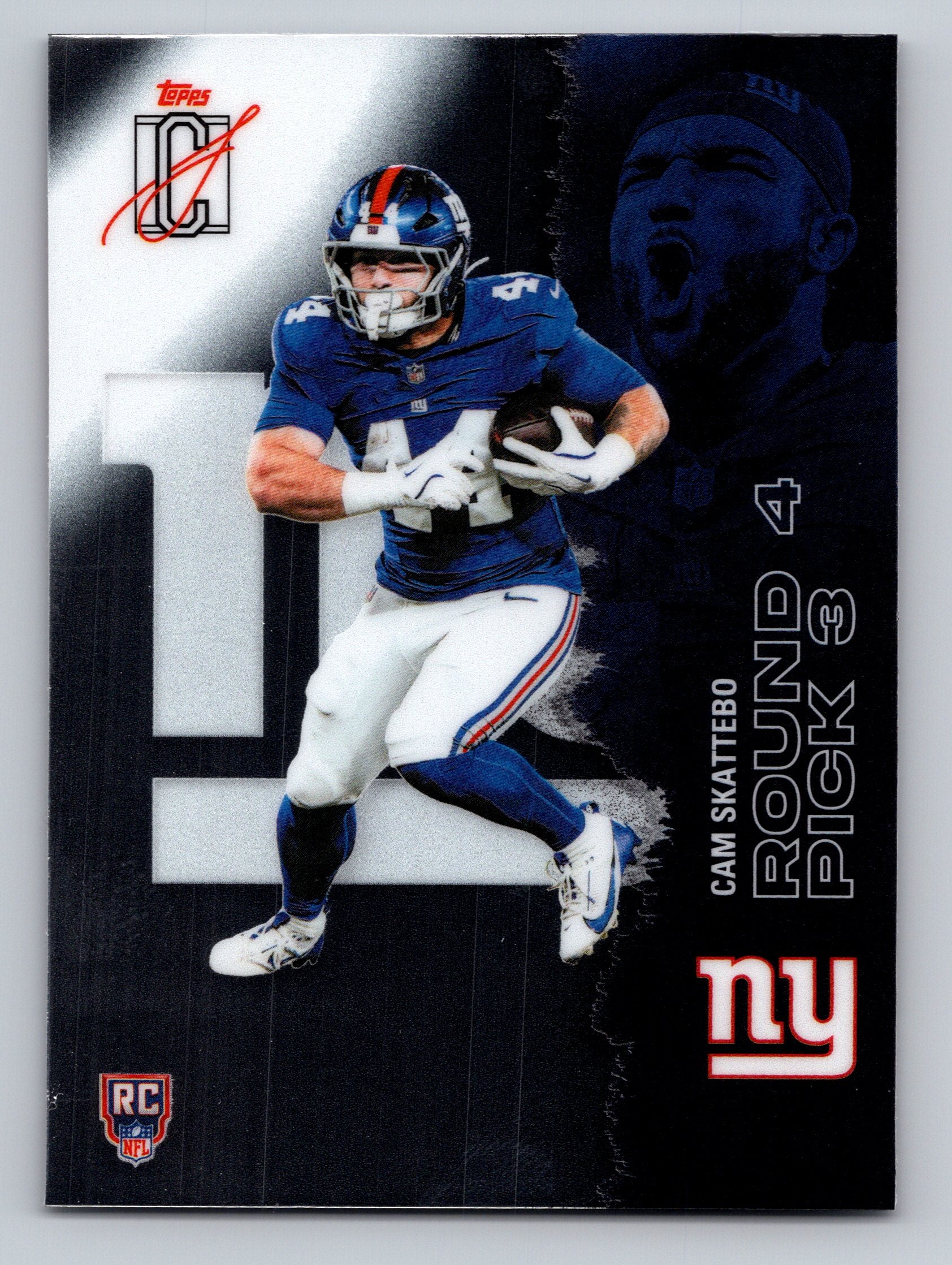 2025 Topps Signature Class #119 Cam Skattebo Chrome