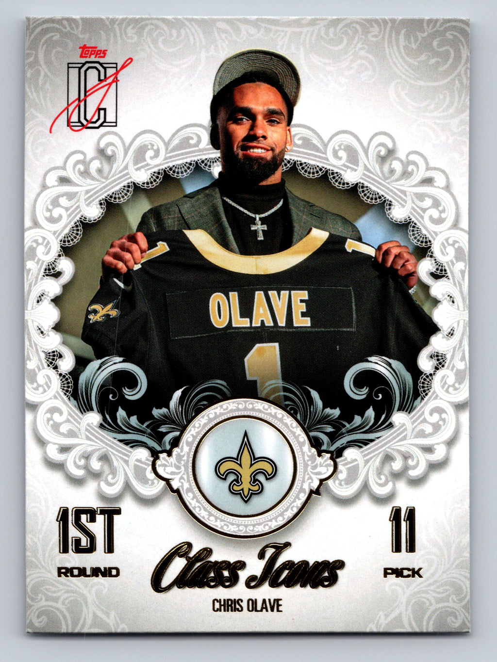 2025 Topps Signature Class #CI-24 Chris Olave Class Icons