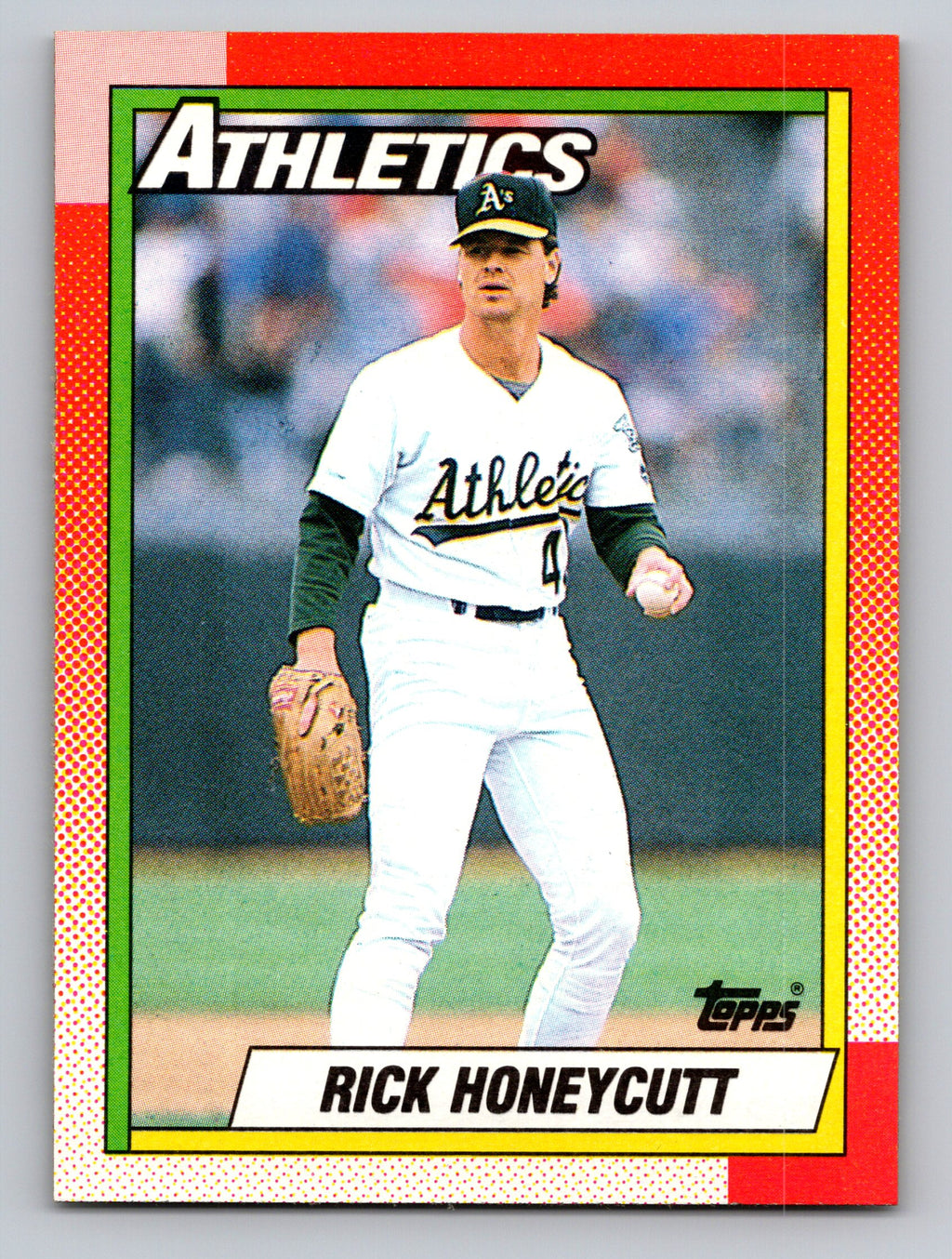 1990 Topps #582 Rick Honeycutt
