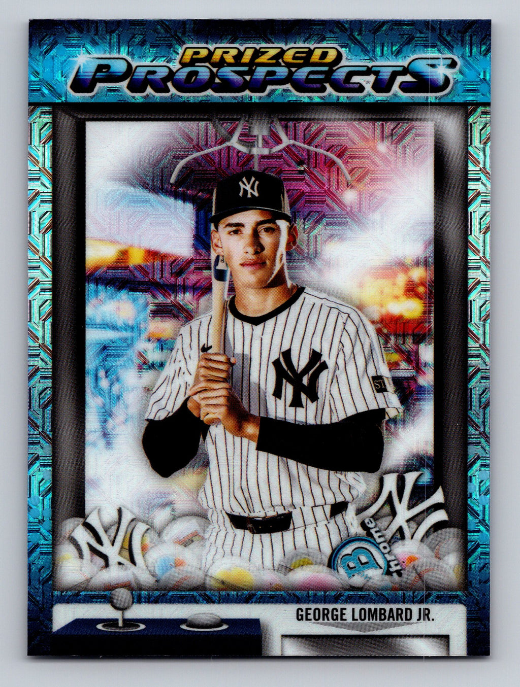 2025 Bowman Draft #PP-3 George Lombard Jr. Prized Prospects Mojo Refractor