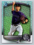 2025 Bowman Draft #BDC-78 JB Middleton Chrome Mojo Refractor