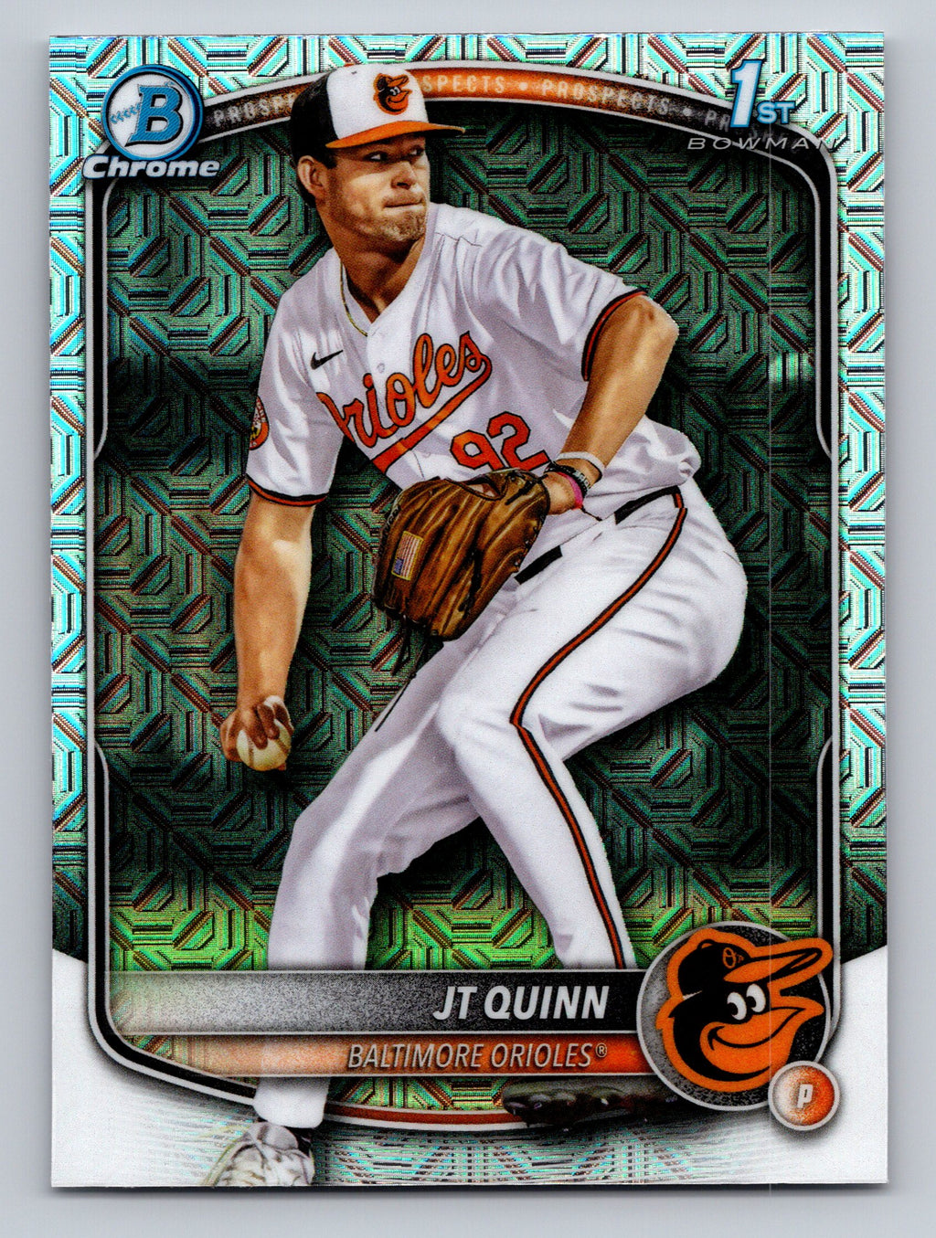 2025 Bowman Draft #BDC-85 JT Quinn Chrome Mojo Refractor