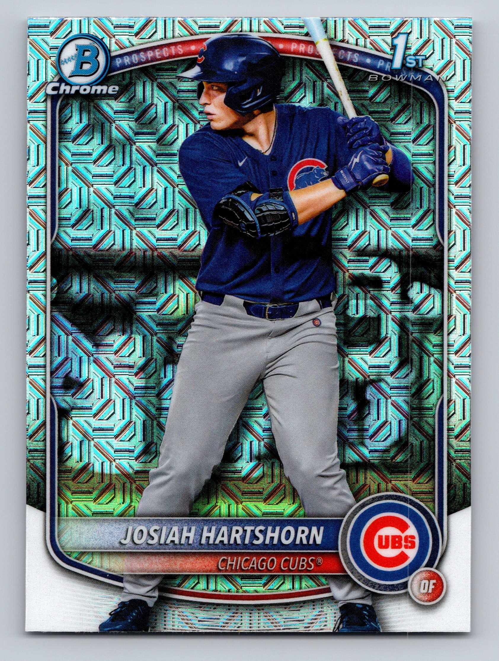 2025 Bowman Draft #BDC-21 Josiah Hartshorn Chrome Mojo Refractor