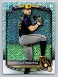 2025 Bowman Draft #BDC-14 JD Thompson Chrome Mojo Refractor
