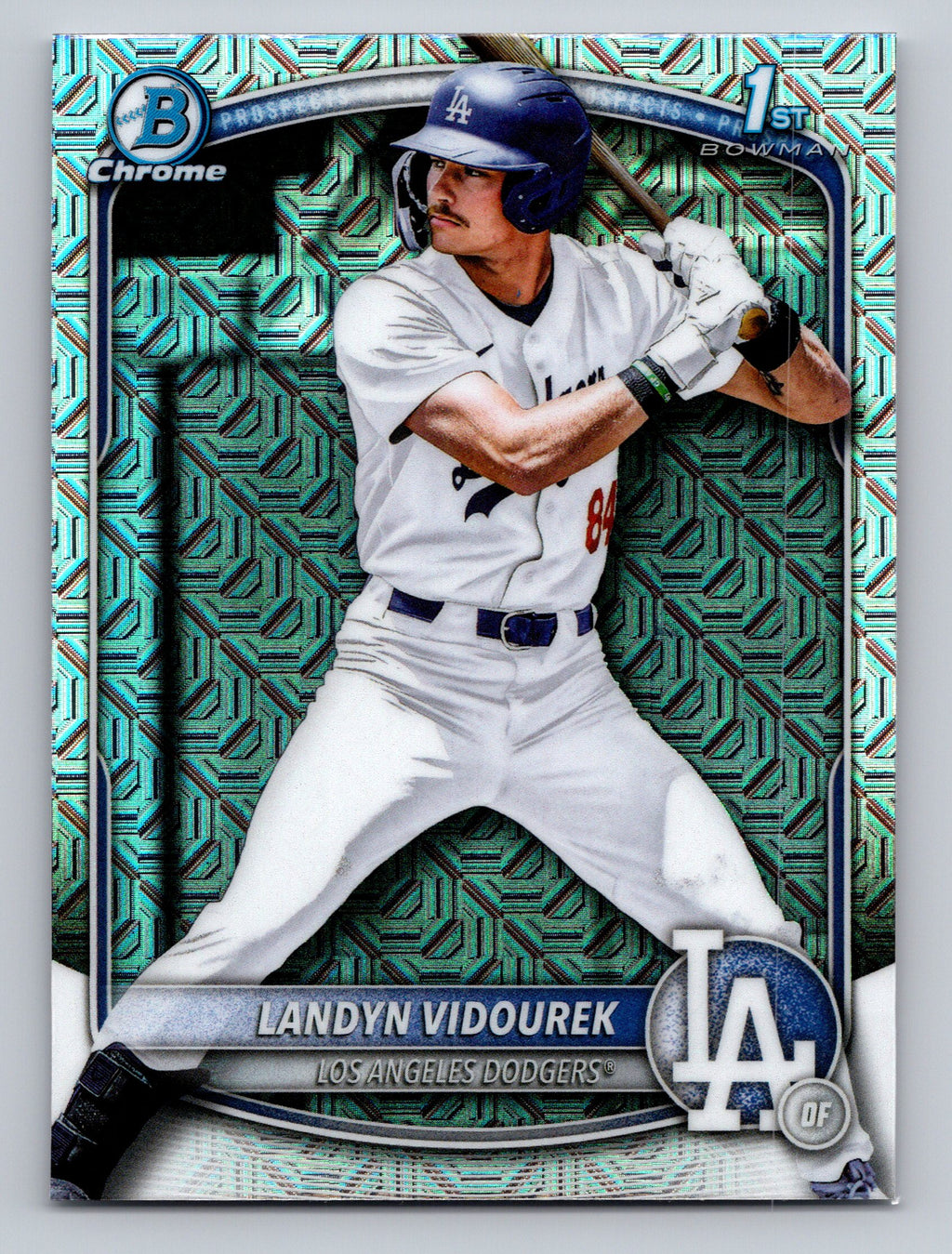2025 Bowman Draft #BDC-158 Landyn Vidourek Chrome Mojo Refractor