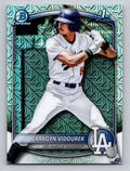 2025 Bowman Draft #BDC-158 Landyn Vidourek Chrome Mojo Refractor