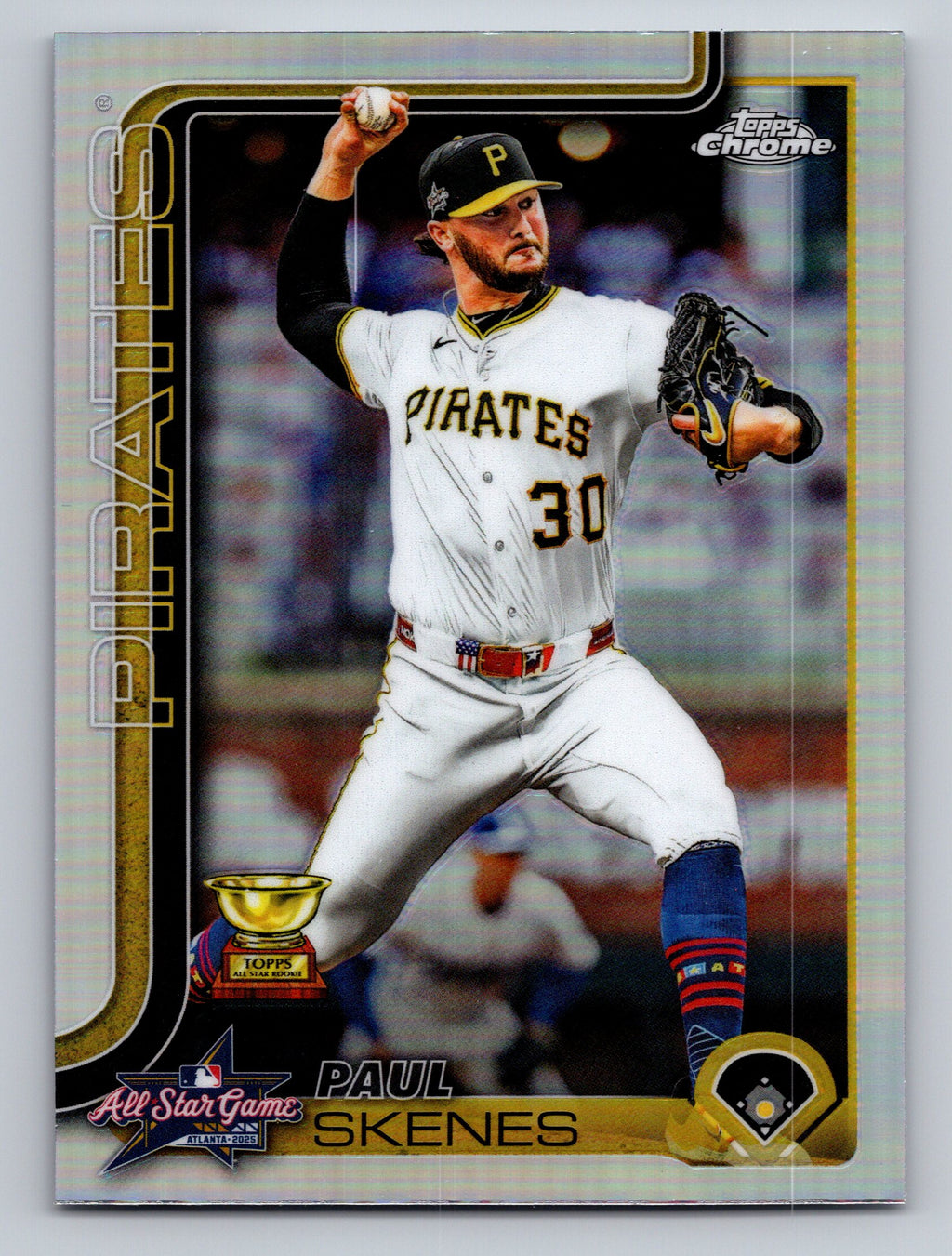 2025 Topps Chrome Update #ASGC-44 Paul Skenes 2025 All-Star Game