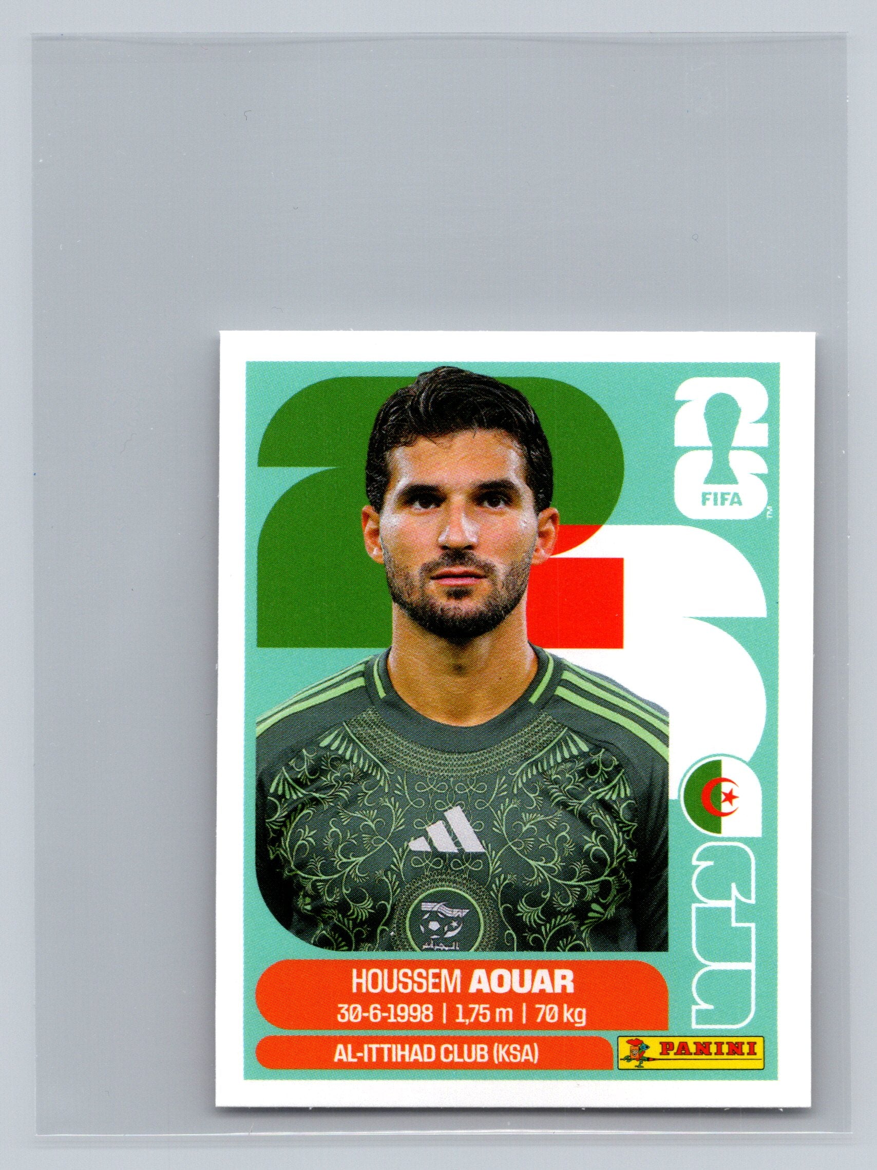 2026 Panini FIFA World Cup Stickers #ALG9 Houssem Aouar