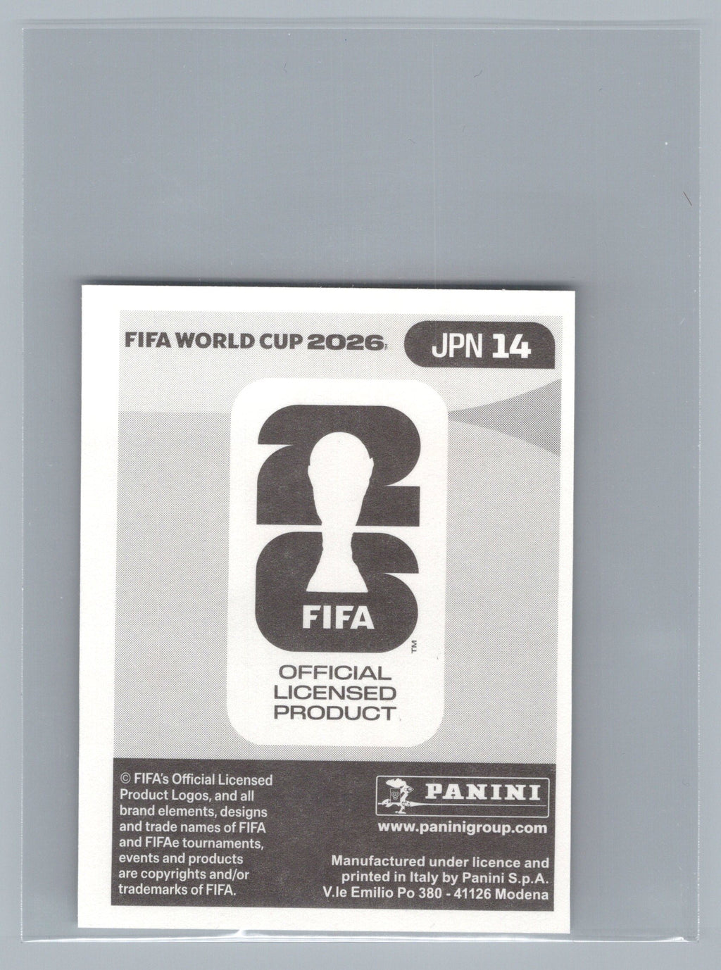 2026 Panini FIFA World Cup Stickers #JPN14 Ritsu Doan JPN Japan