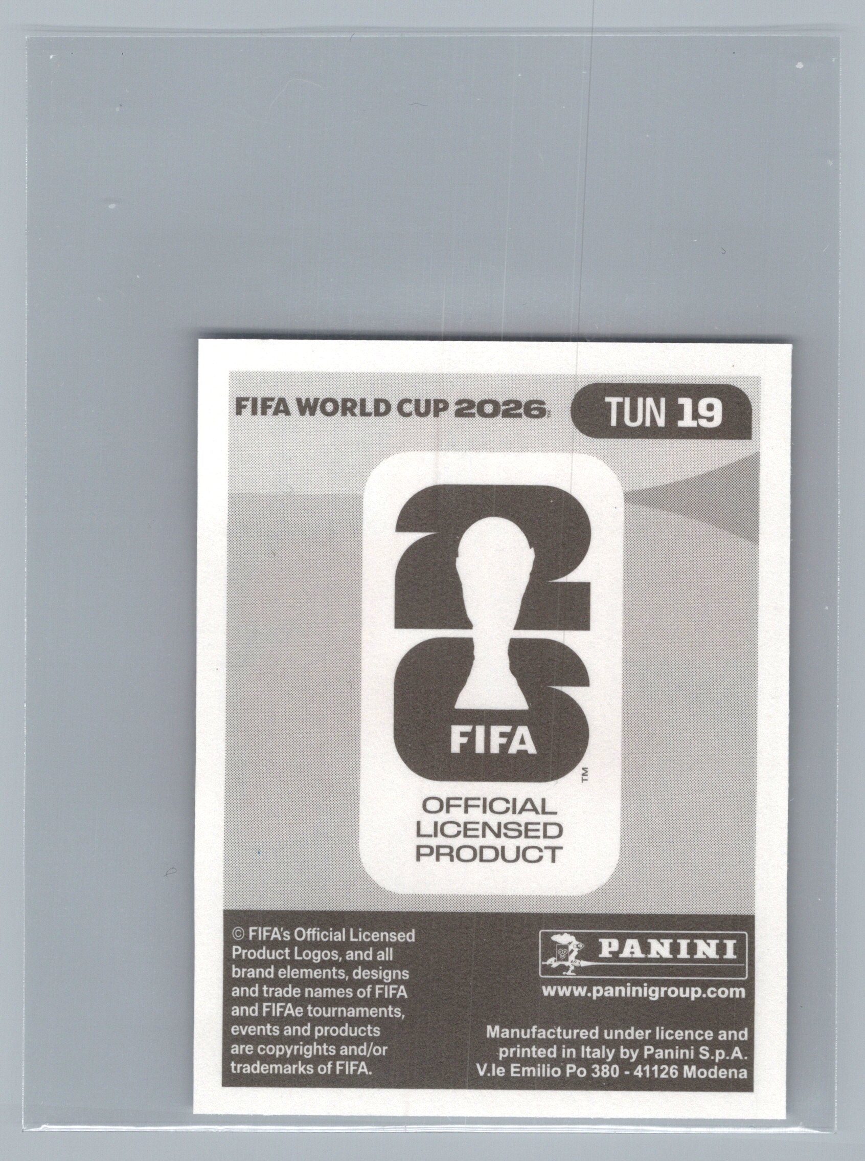 2026 Panini FIFA World Cup Stickers #TUN19 Sayfallah Ltaief TUN Tunisia